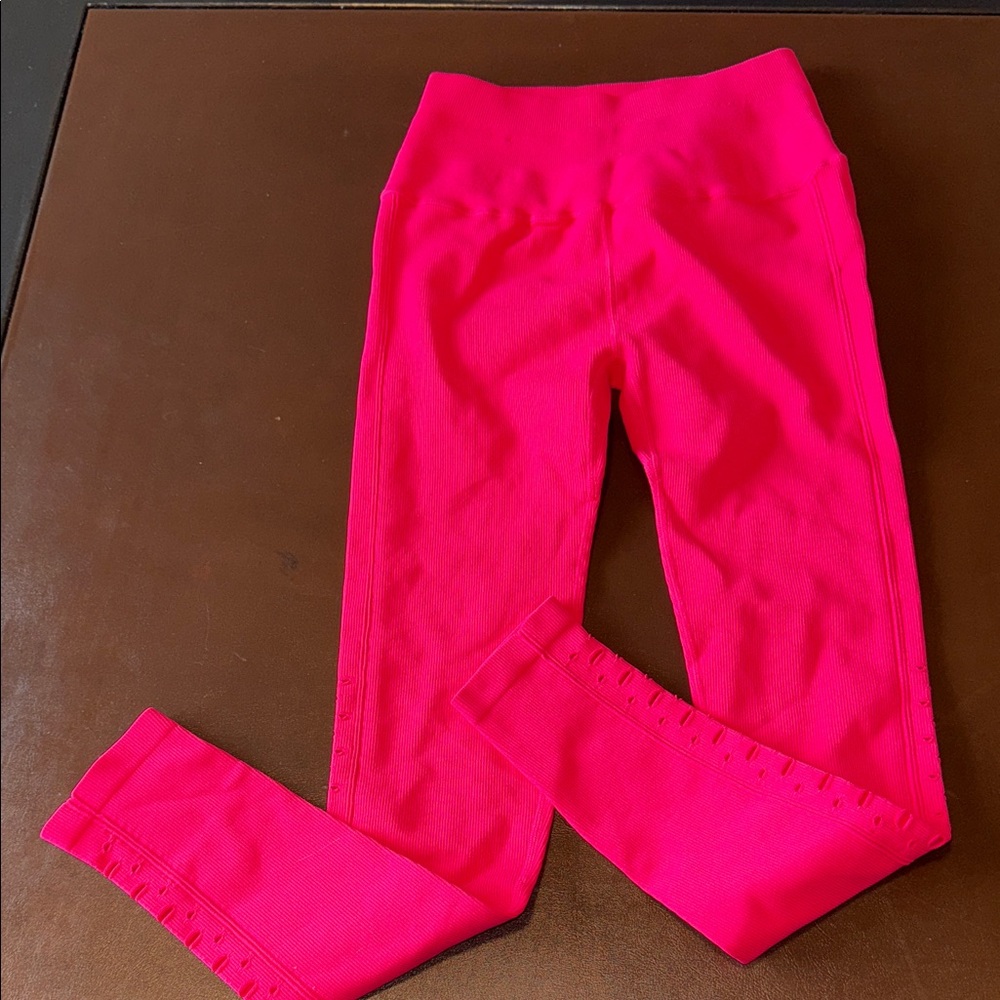 Spiritual Gangster Hot Pink Active Leggings